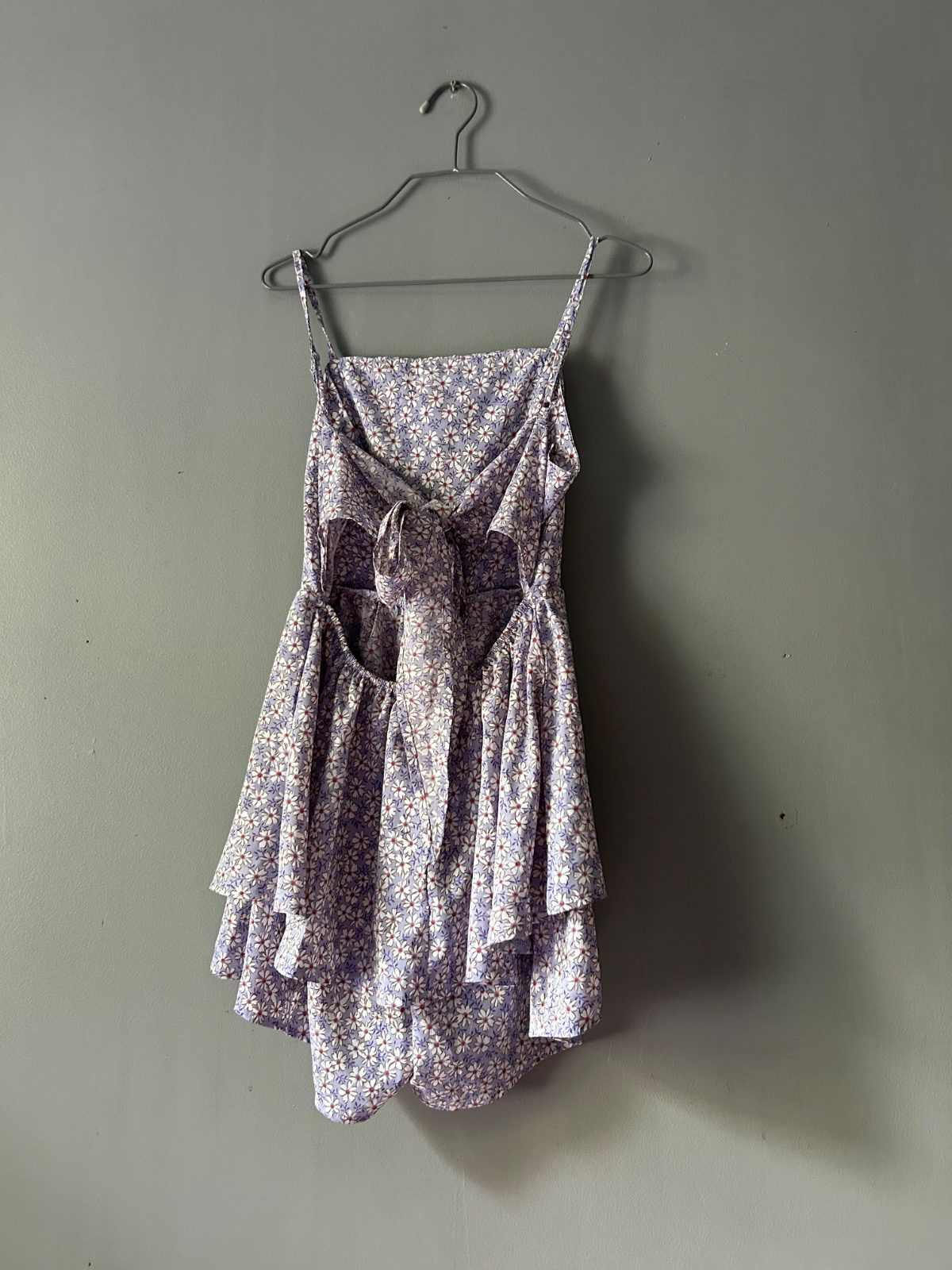 Combi fleuri mauve  photo 2