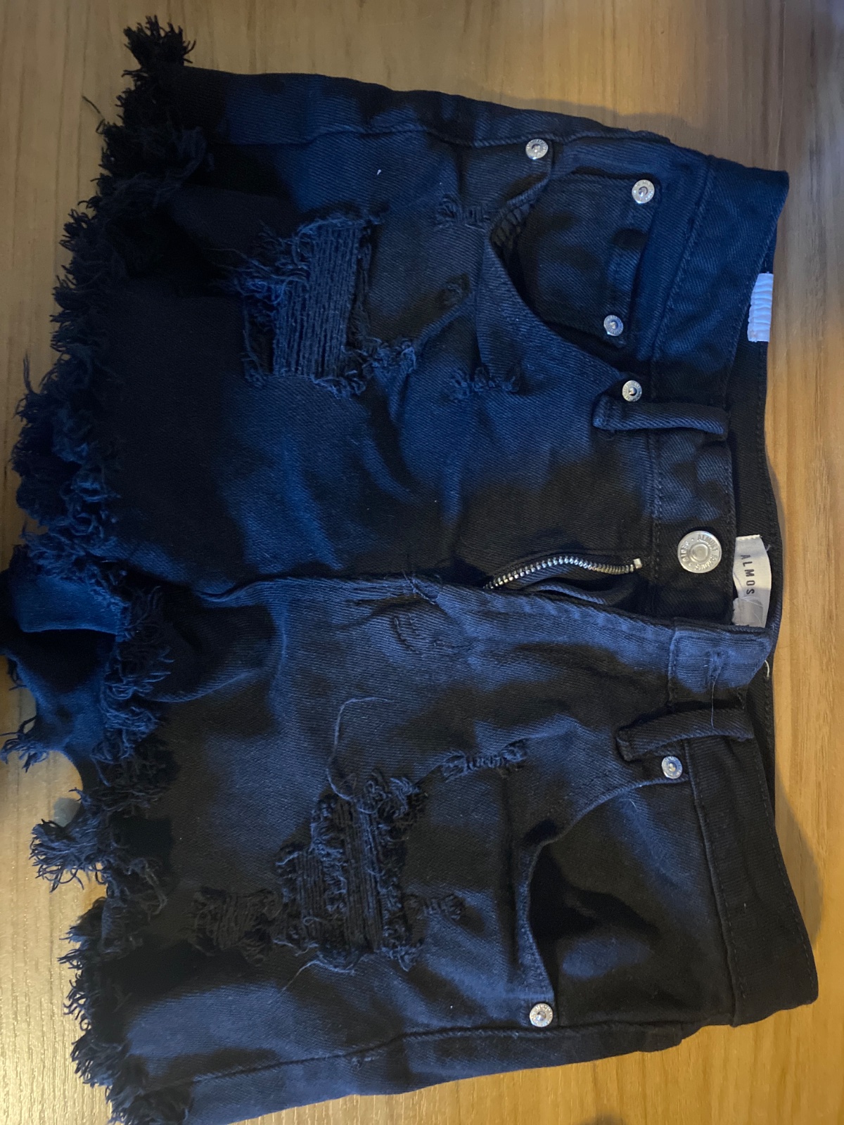 Short jean noir  photo 1