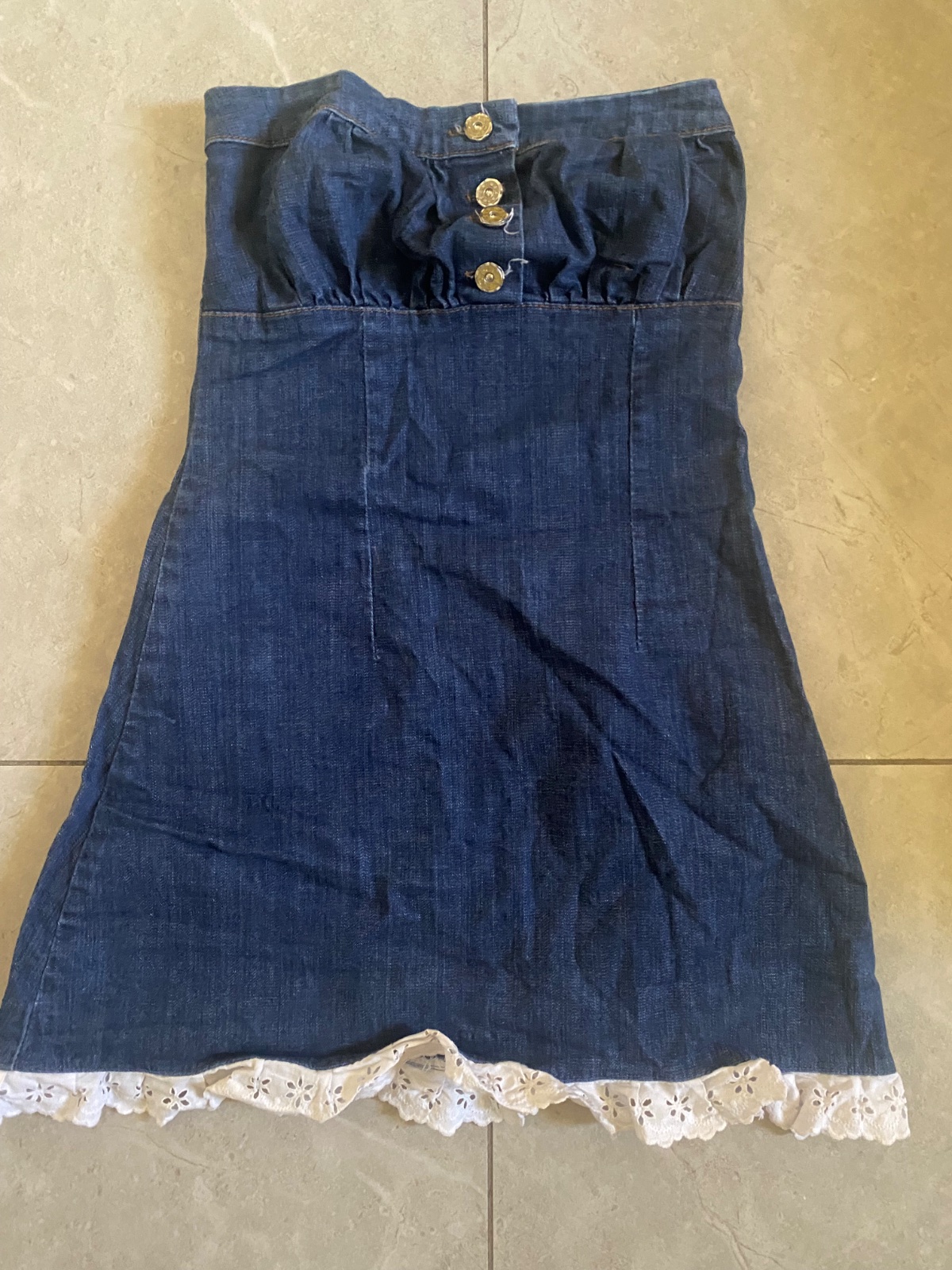 Robe jeans bustier  photo 1