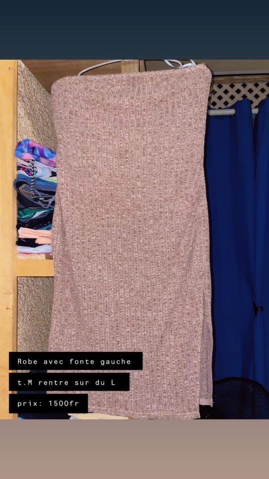 robe marron avec fonte  photo 1