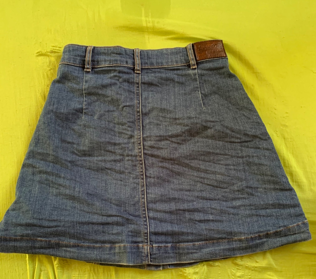 Jupe en jean boutonnée Superdry photo 2
