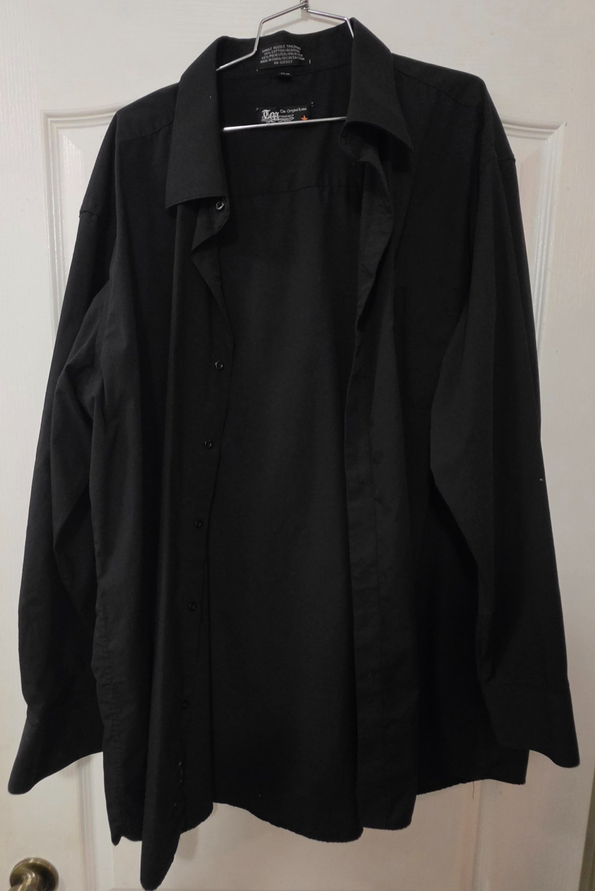 chemise noir manches longue  photo 1