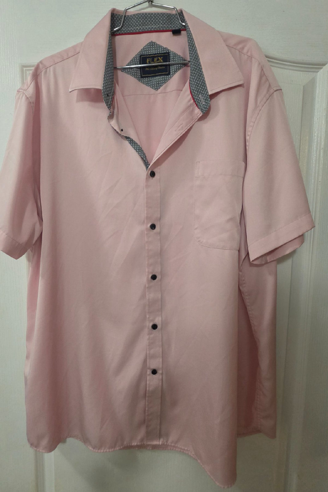 chemise rose manches courte  photo 1