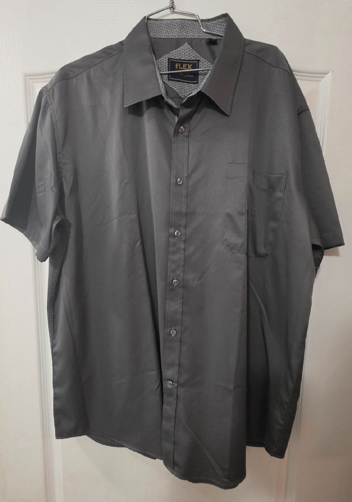 chemise gris foncé manches courte  photo 1