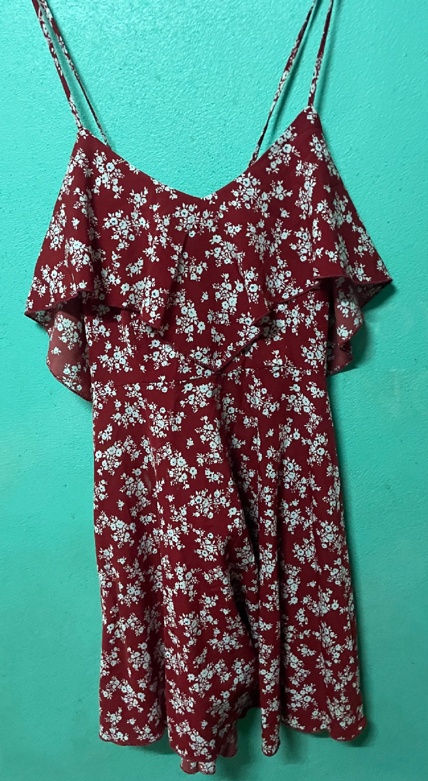 Robe rouge courte  photo 1
