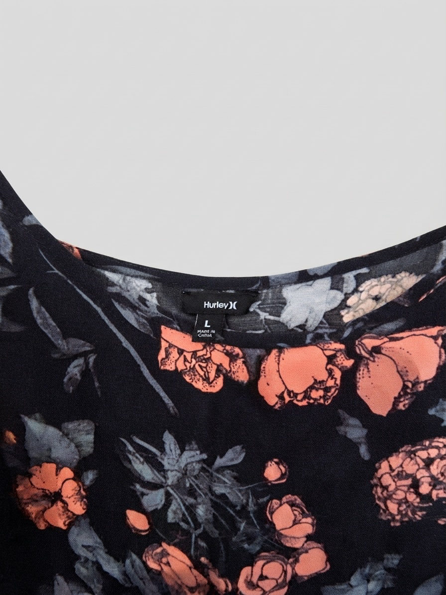 Robe courte et fluide Hurley Taille L photo 3