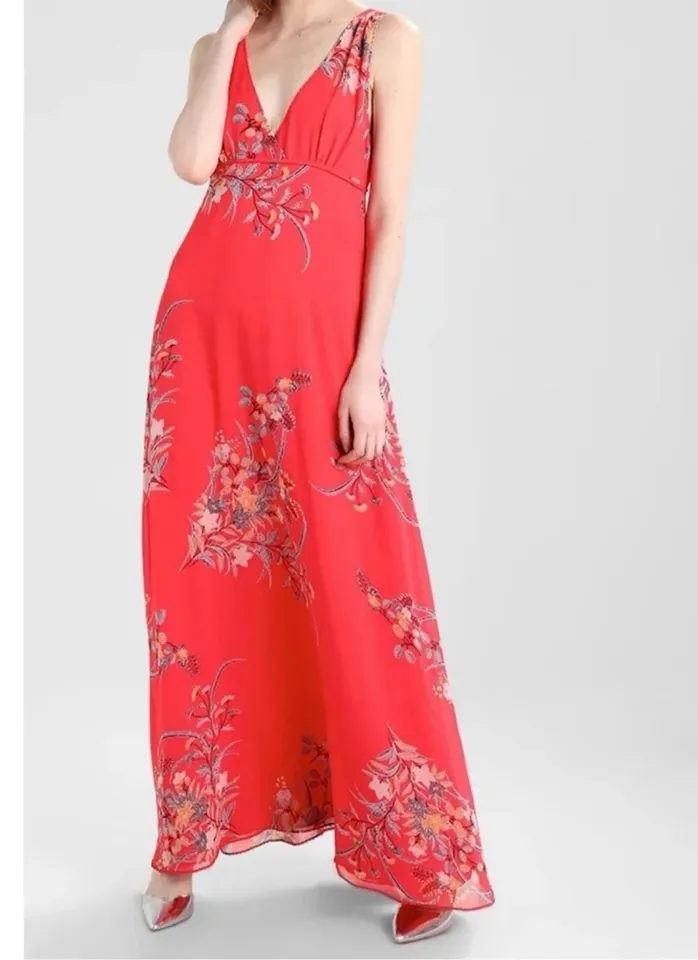 Robe longue Pepe Jeans - Rouge Orangé - Taille L photo 1