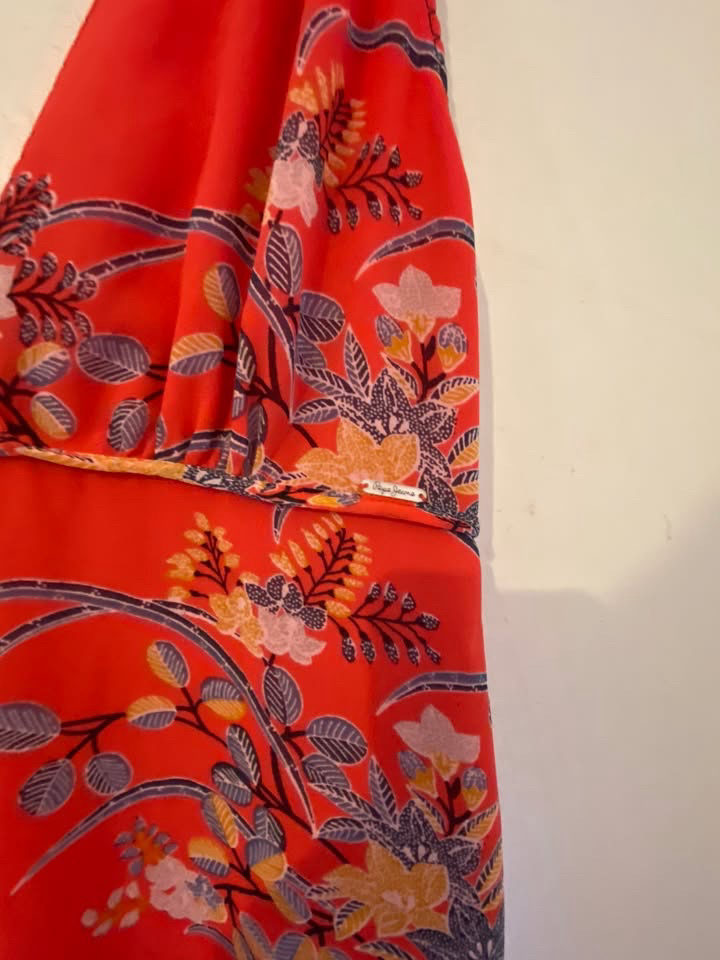 Robe longue Pepe Jeans - Rouge Orangé - Taille L photo 3