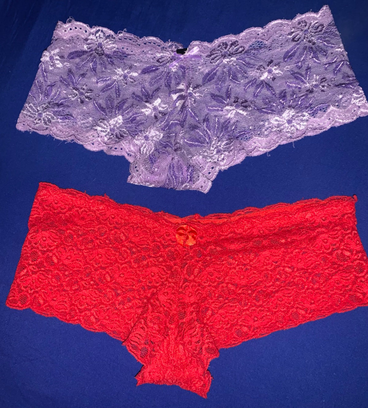 Lot de 5 culottes en dentelle florale photo 1