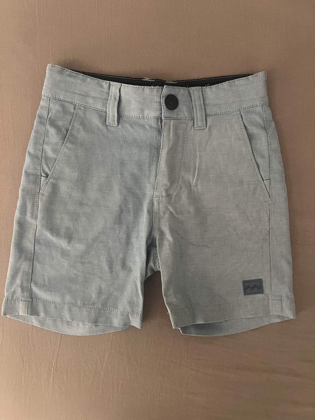 Short billabong rayé bleu clair pour enfant photo 1