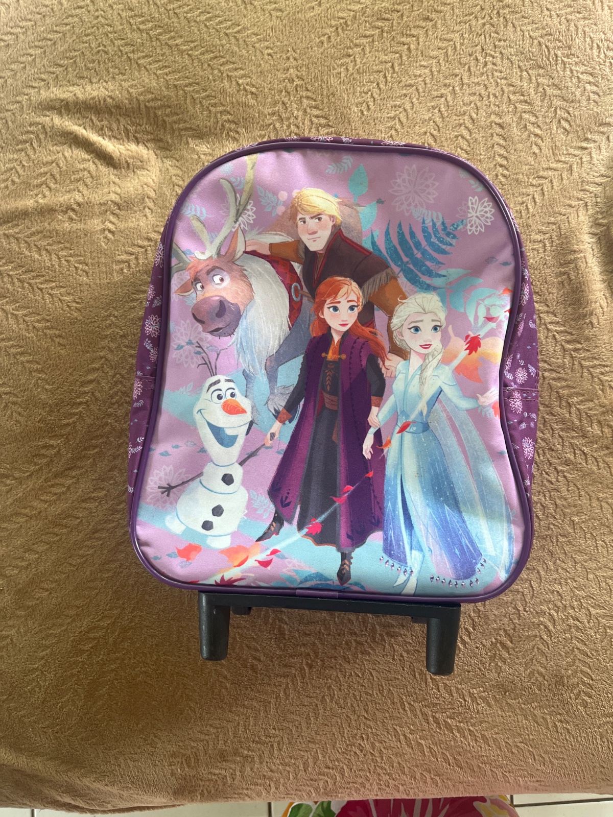 Sac à dos à roulettes La Reine des Neiges photo 1