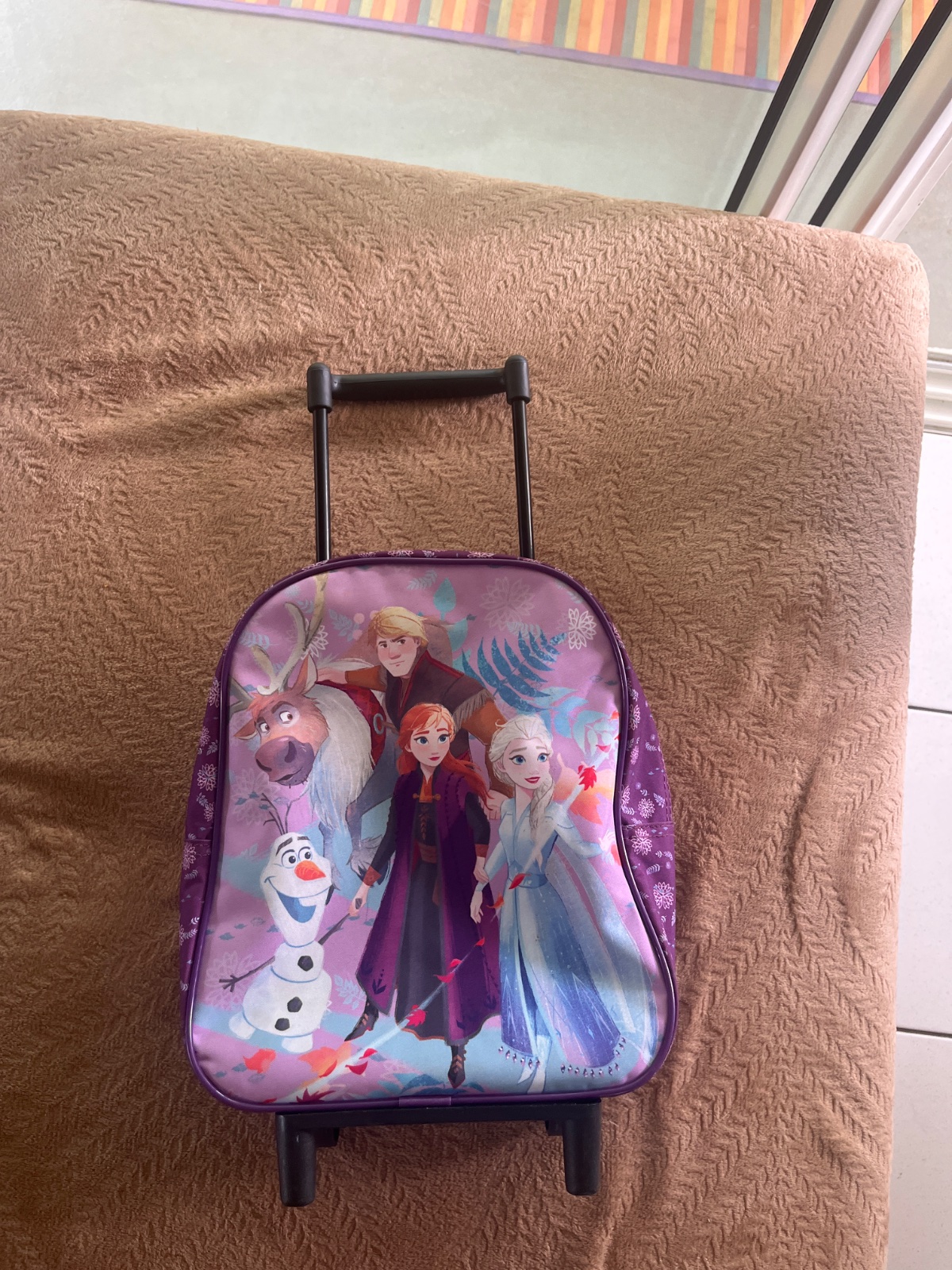 Sac à dos à roulettes La Reine des Neiges photo 3