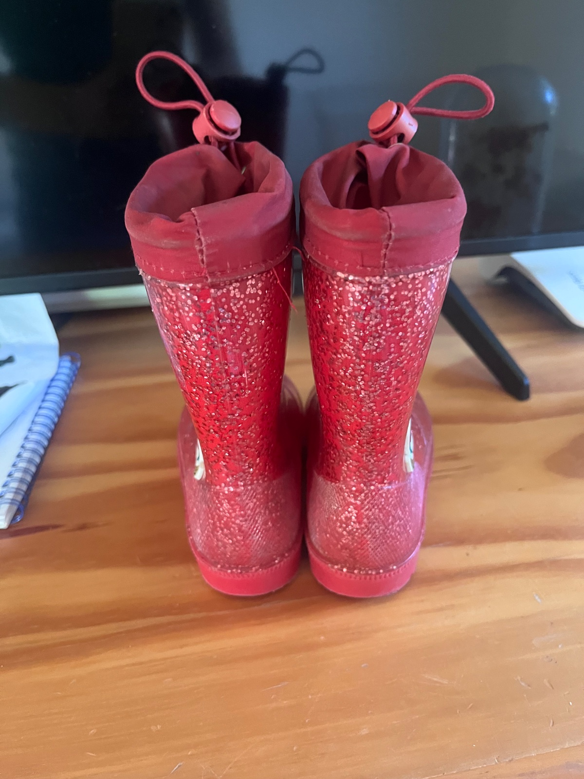 Bottes rouges à paillettes  photo 4