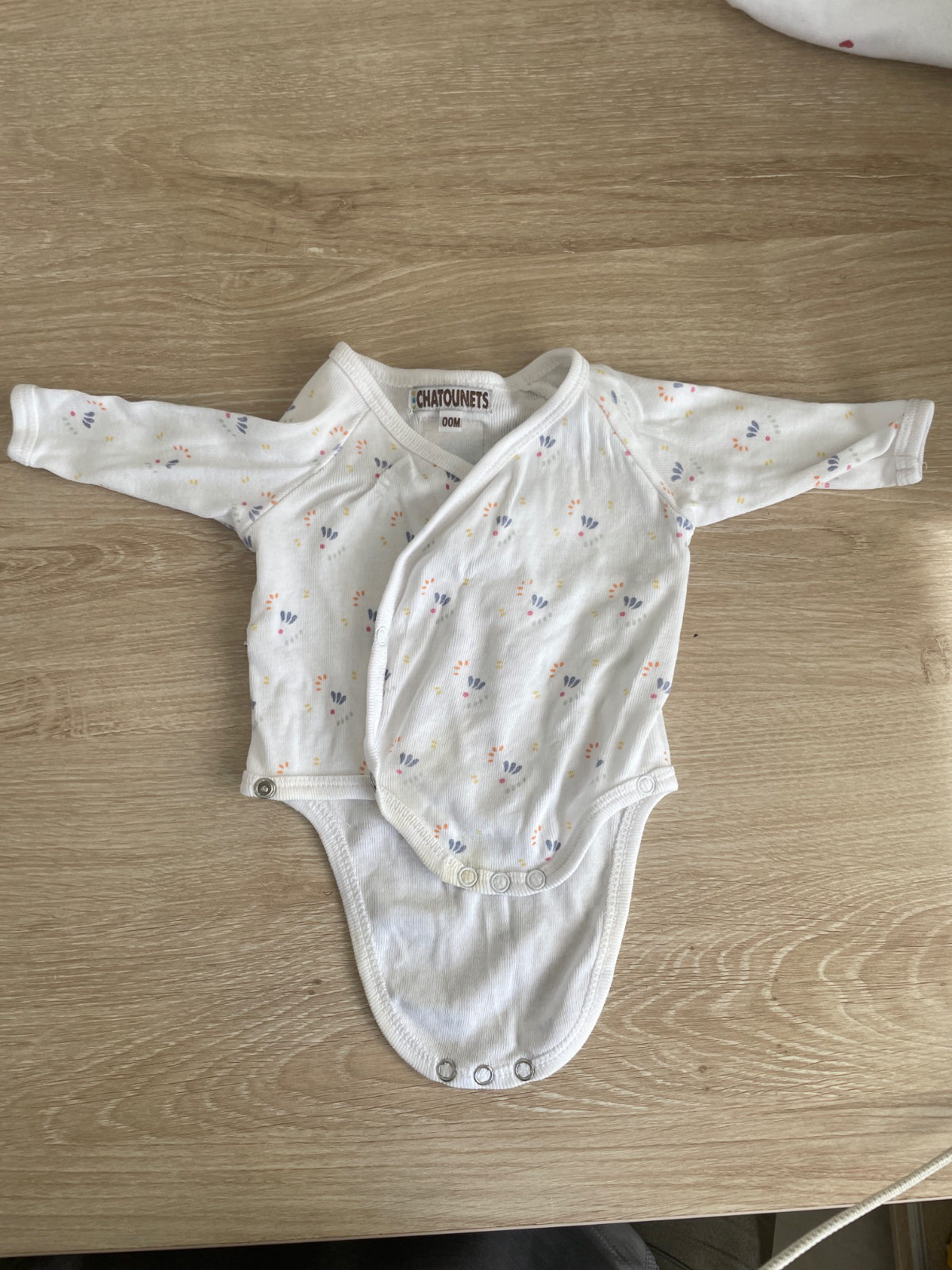Body manche longue - bébé 0 mois photo 3