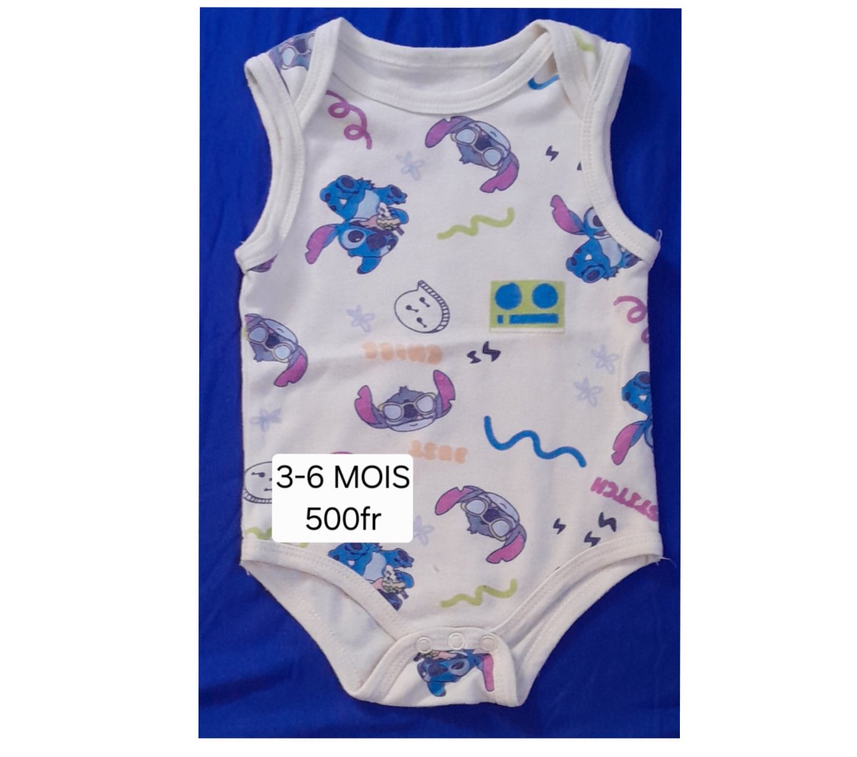 Body bébé Stitch sans manches photo 1