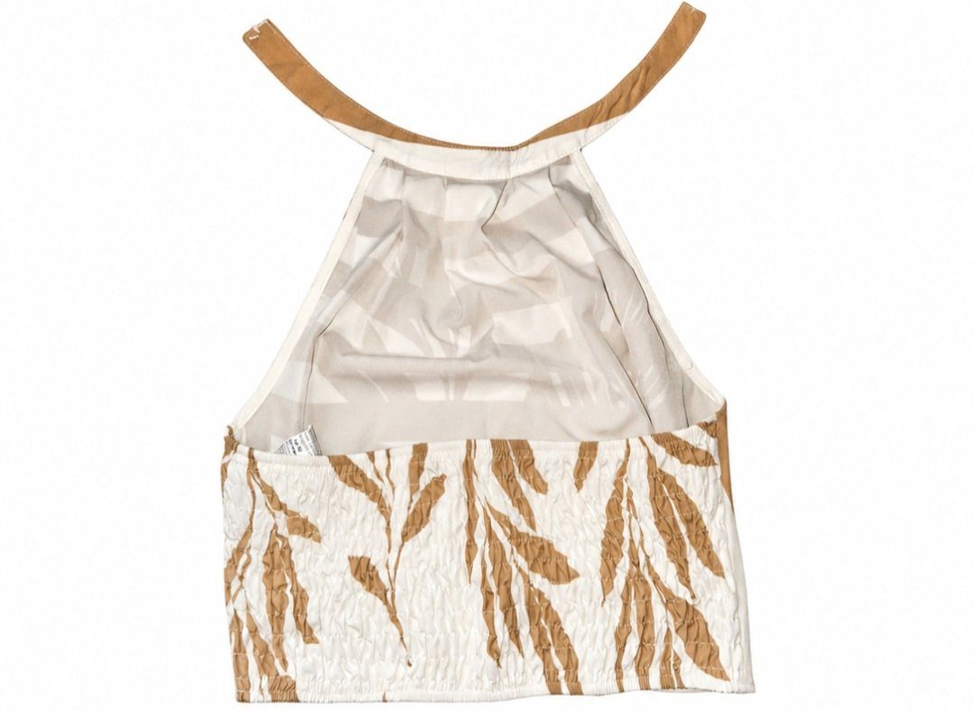 Top dos nu motif feuilles tropicales photo 2