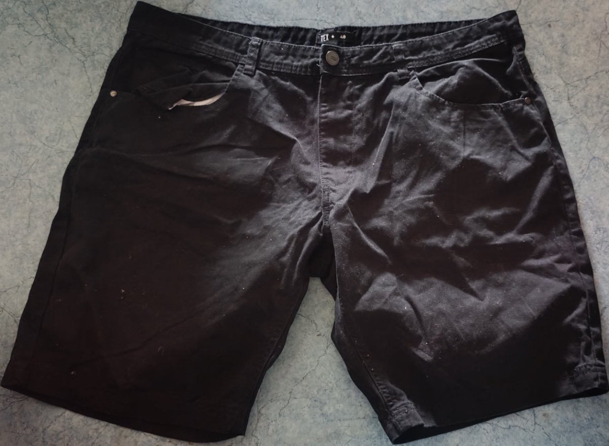 Short noir décontracté pour homme photo 1