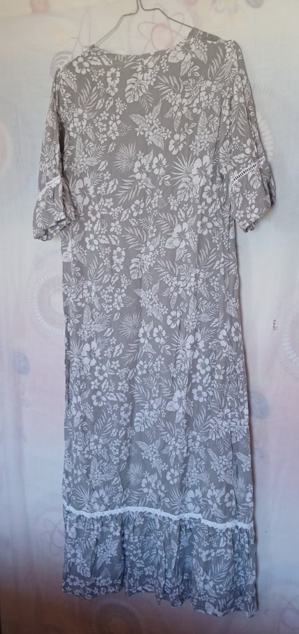 robe locale bicolore grise photo 1