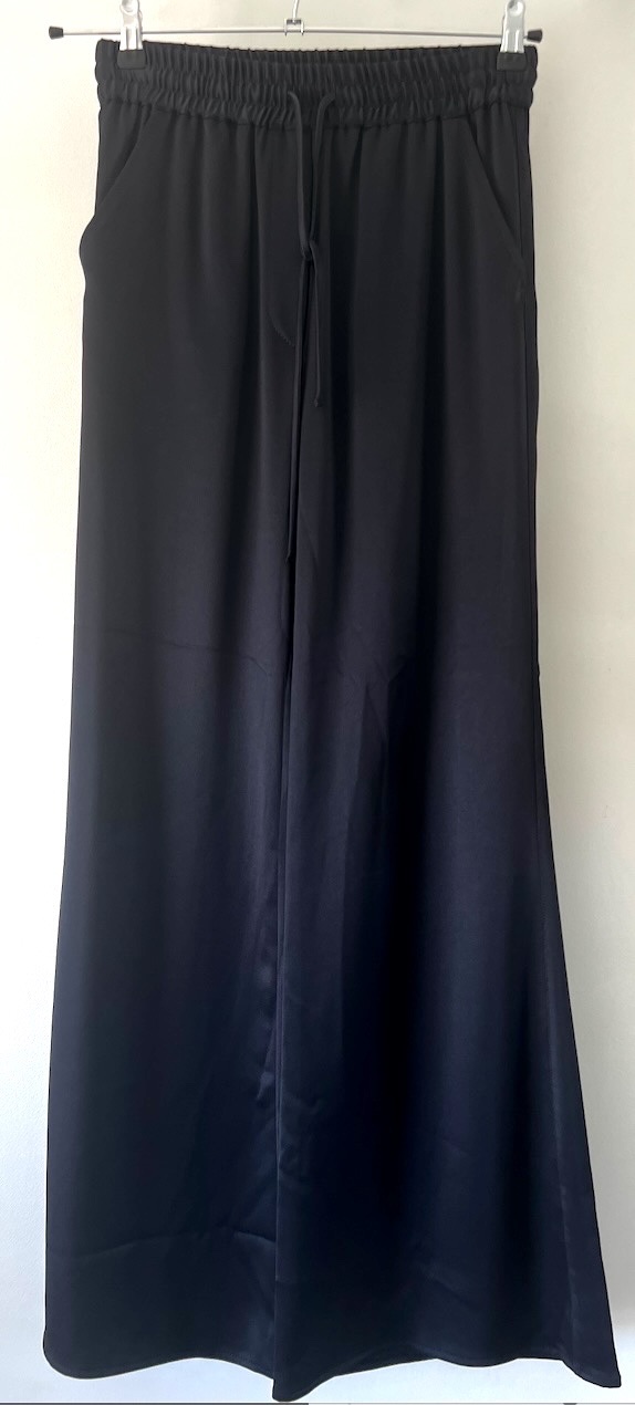 Pantalon satin noir ZARA Taille S photo 1