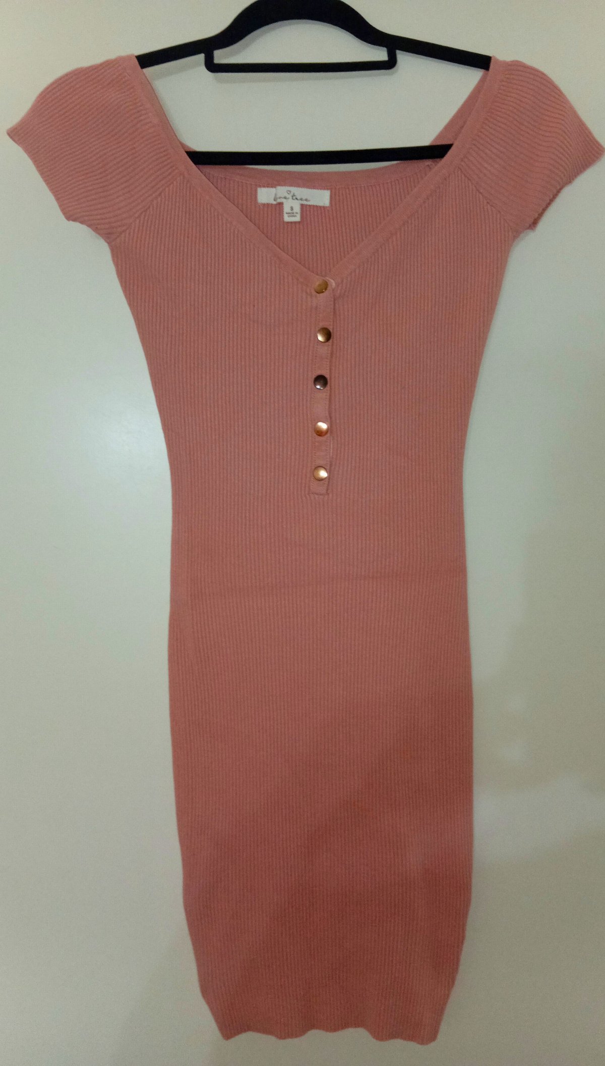 robe courte rose photo 1