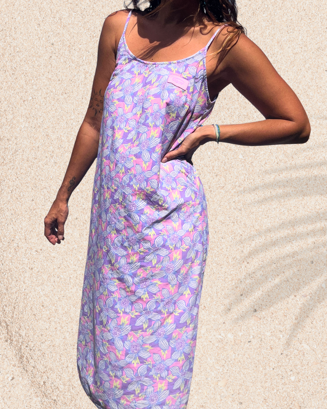 🌸 Robe à fleurs lilas Oxbow photo 1