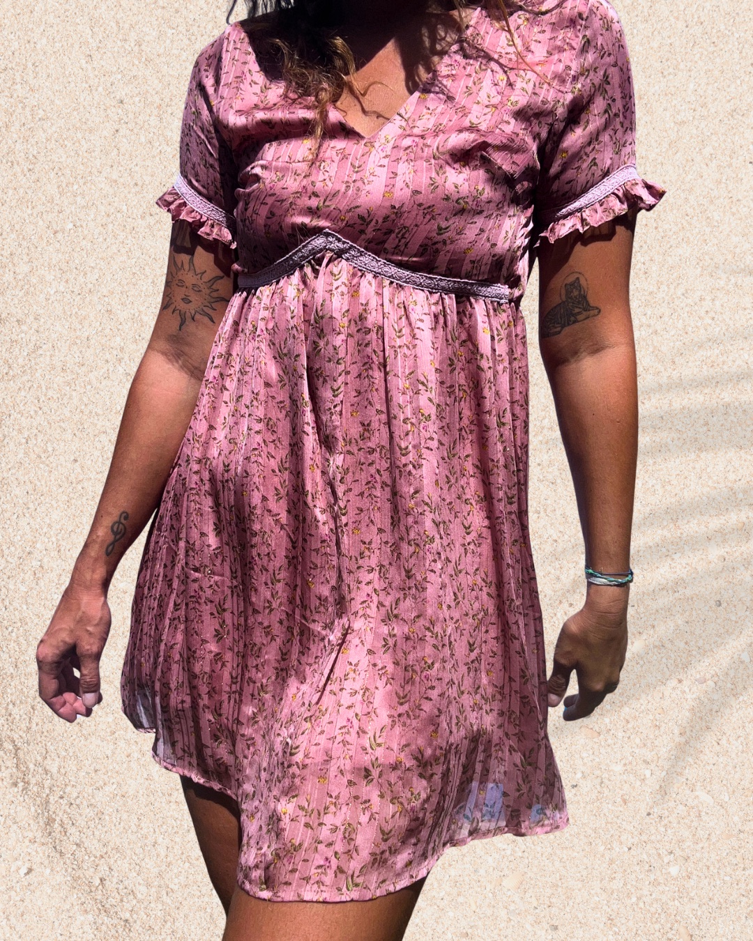 🌸 Robe courte bohème photo 1