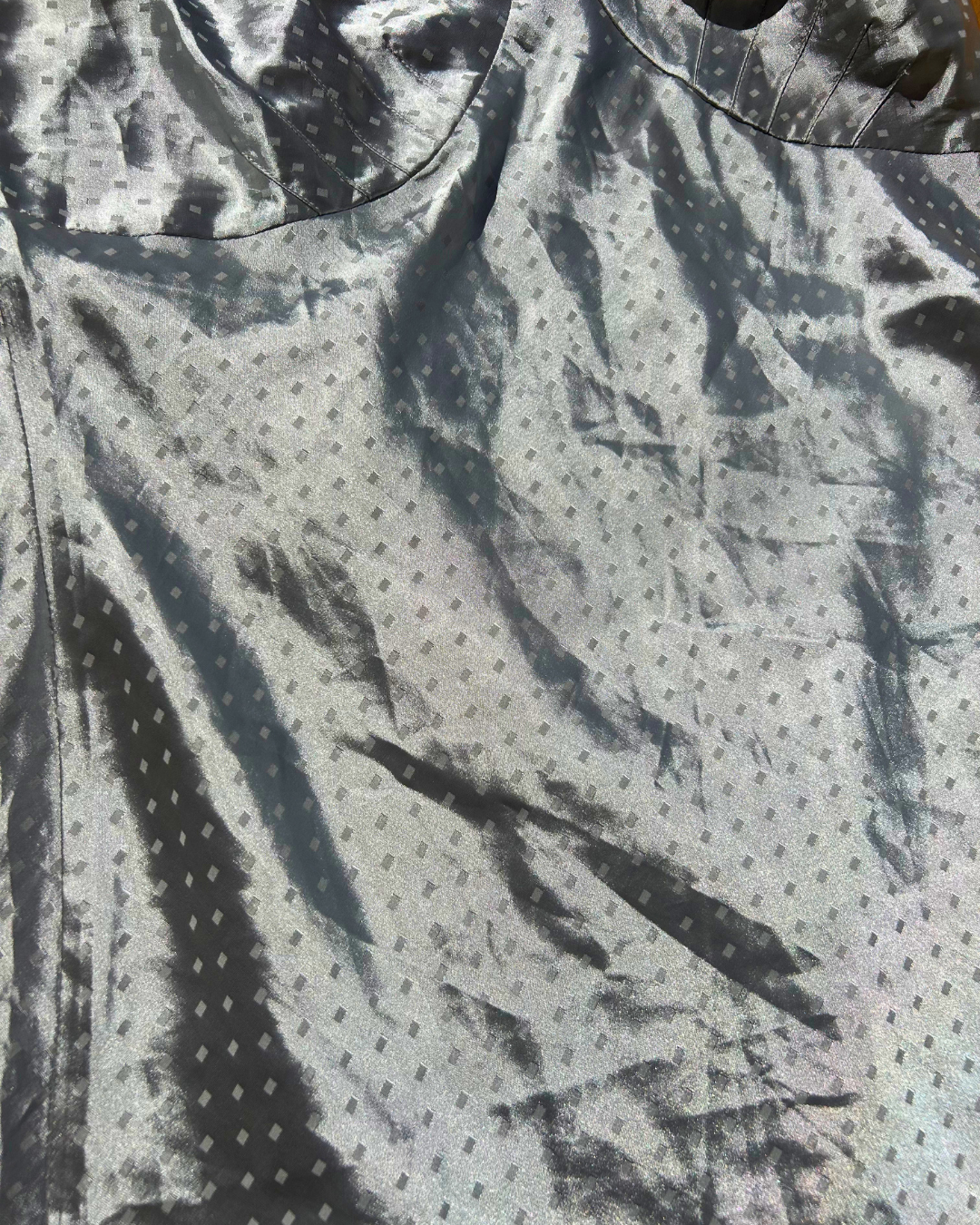 ✨ Robe nuisette argentée à pois photo 3