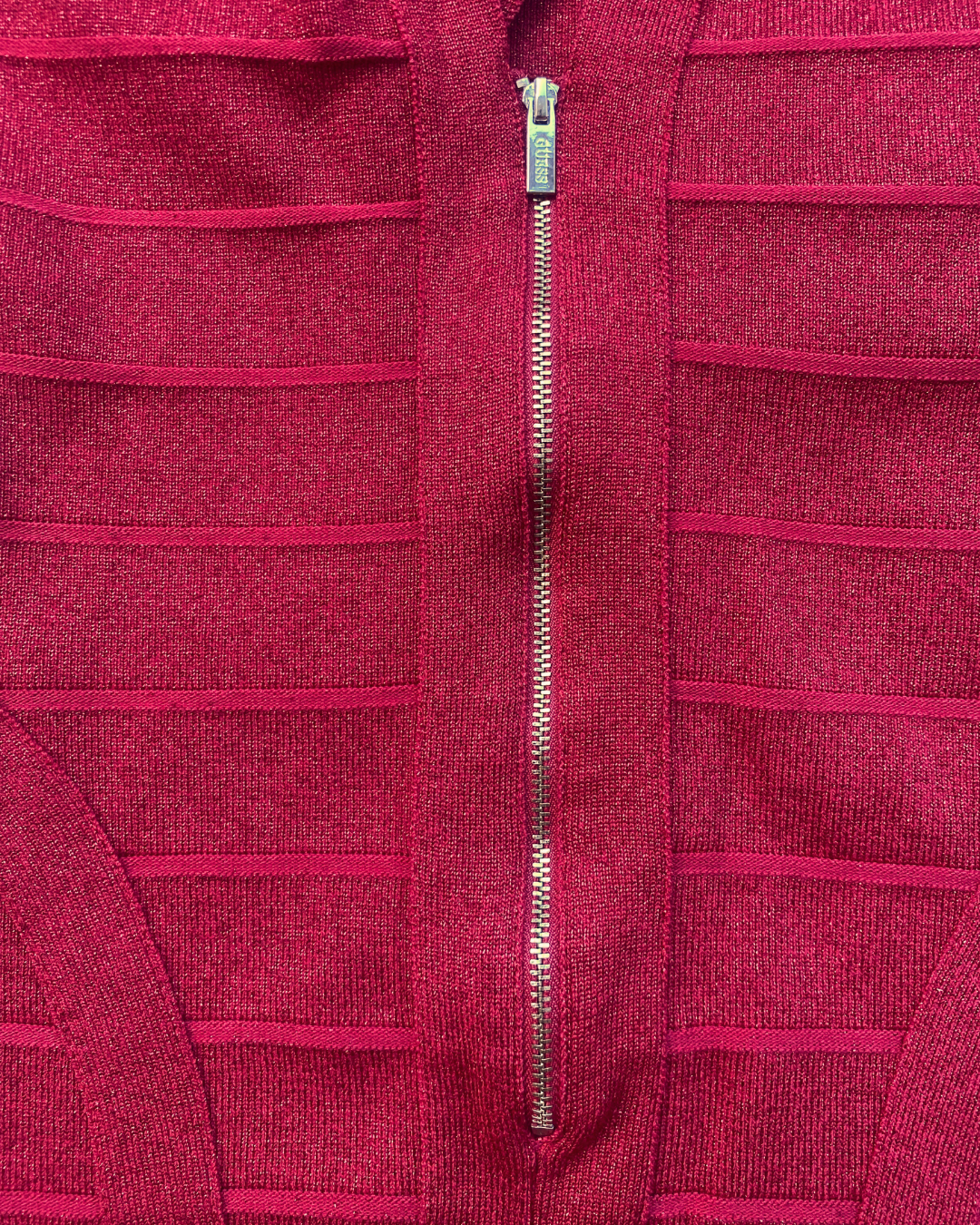 ❤️ Robe Guess pailletée rouge photo 4