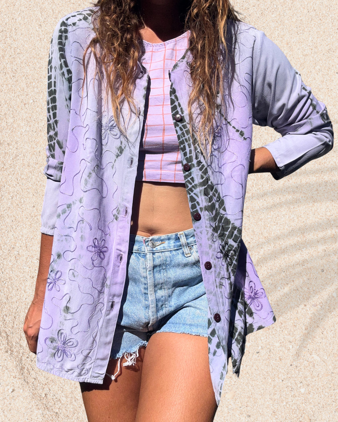 💜 𝗖𝗵𝗲𝗺𝗶𝘀𝗲 𝗵𝗶𝗽𝗽𝗶𝗲 𝘃𝗶𝗻𝘁𝗮𝗴𝗲 𝘁𝗶𝗲 & 𝗱𝘆𝗲 photo 2