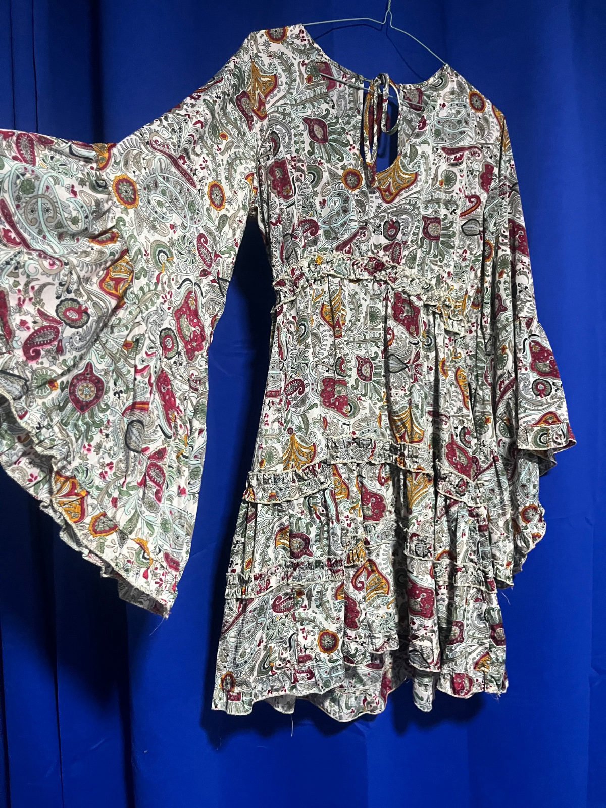 Robe bohème à motifs cachemire photo 2