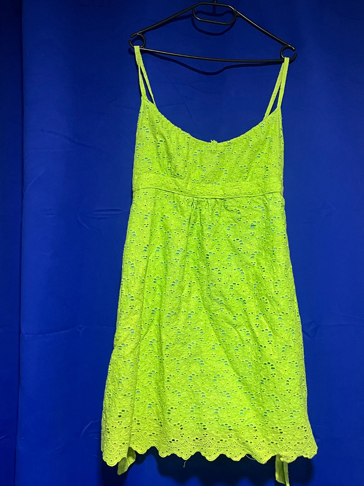 Robe locale citron vert brodée photo 1
