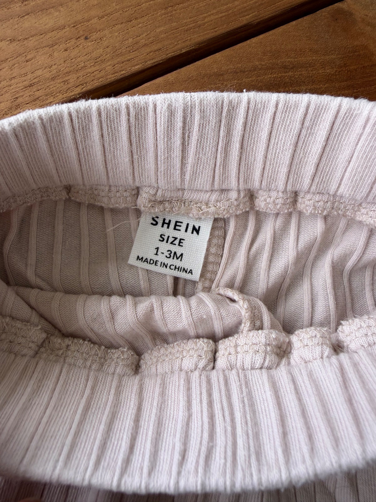 3 Pantalons coton beige et blanc photo 4