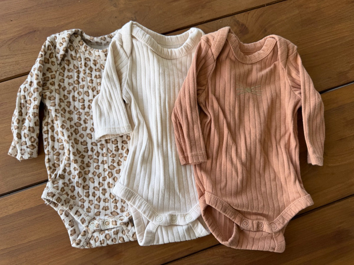 Lot de 3 bodys manches longues photo 2
