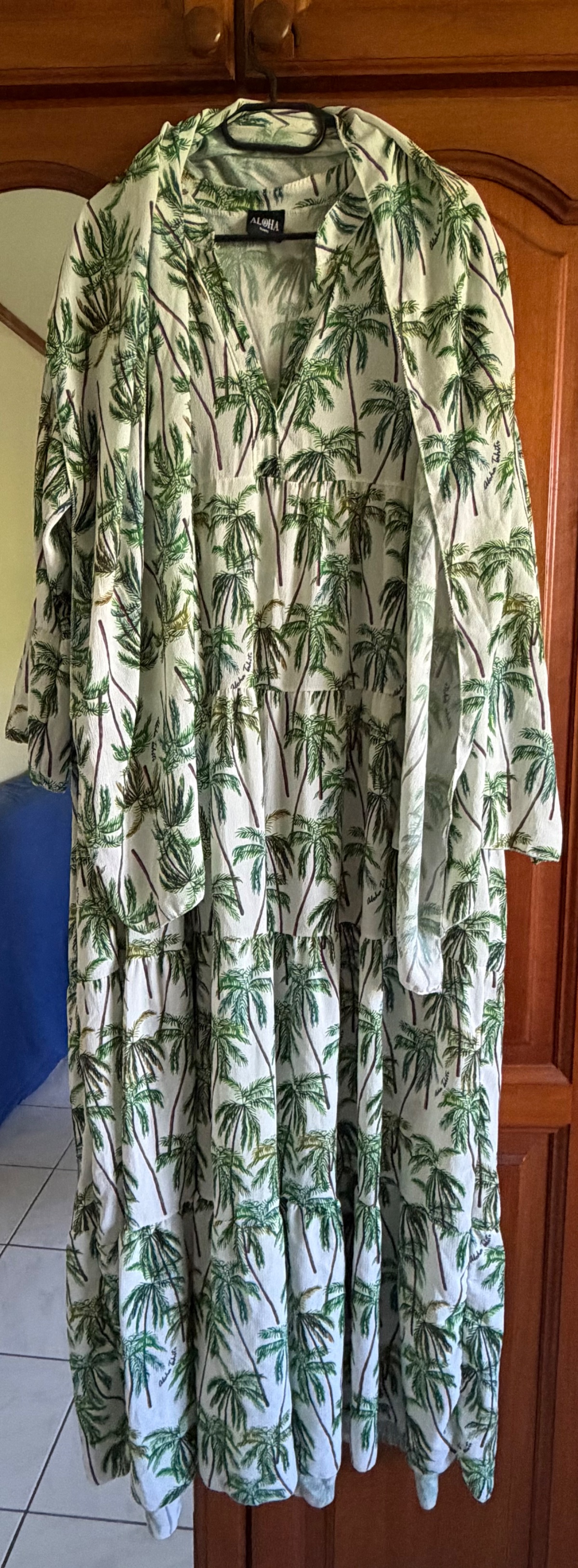 Robe longue ALOHA cocotier  photo 1