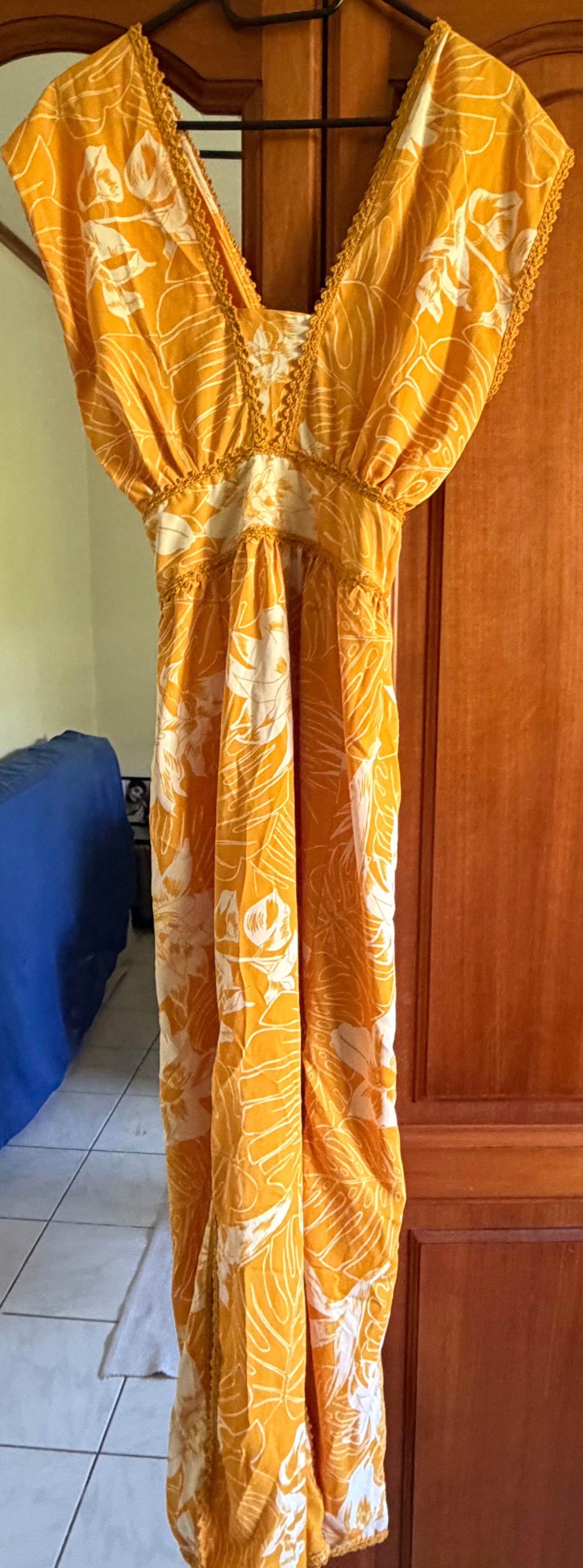 Robe jaune Angélina crochet  photo 1