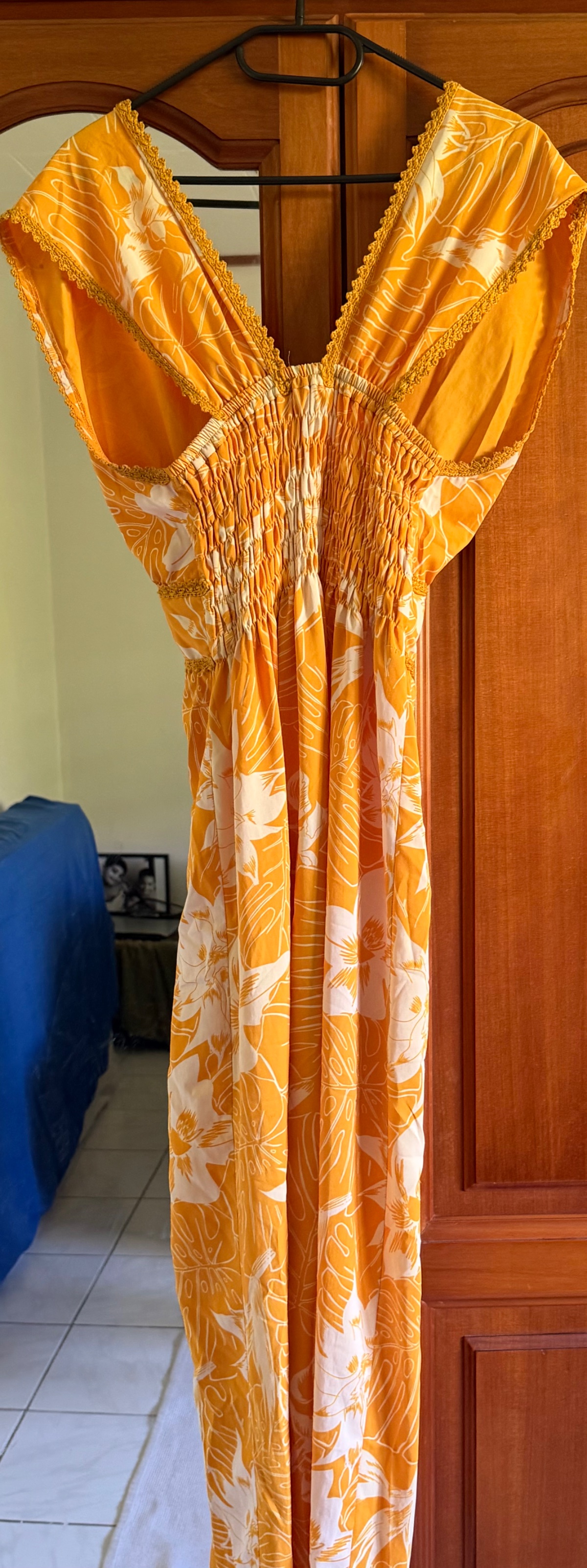 Robe jaune Angélina crochet  photo 2