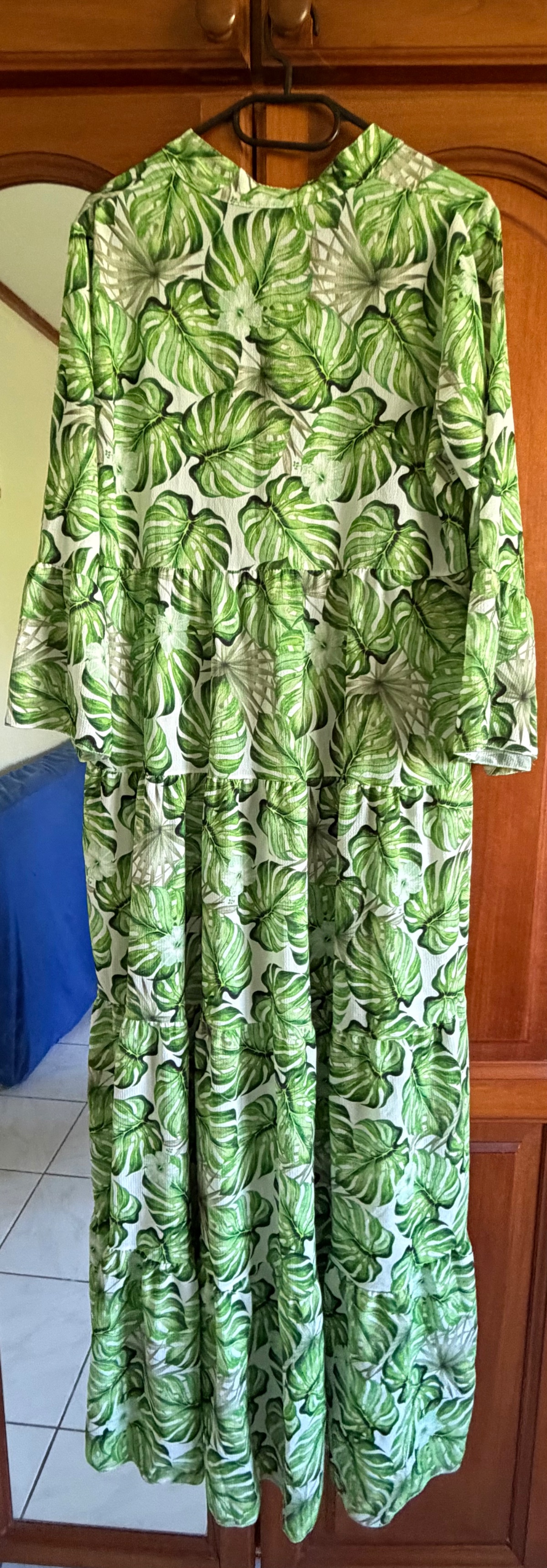 Robe longue ALOHA Ape vert anis  photo 1