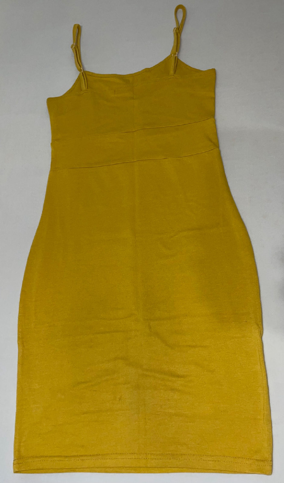 robe courte jaune moutarde photo 2