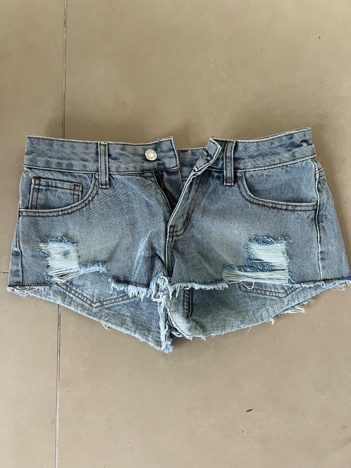 short en jean photo 4