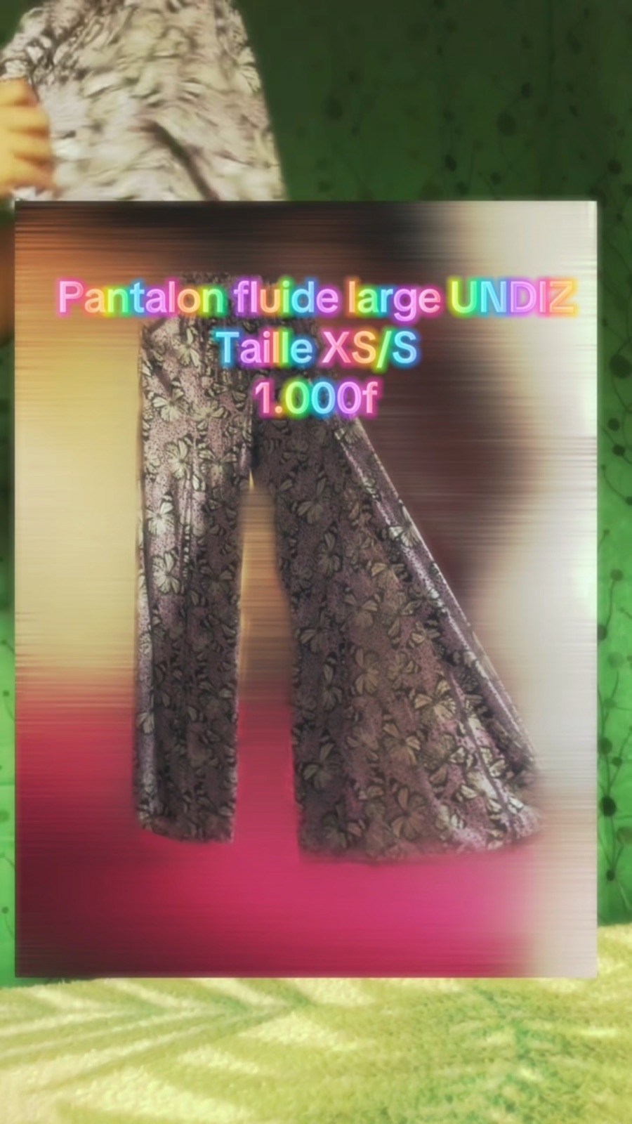 pantalon large fluide photo 1