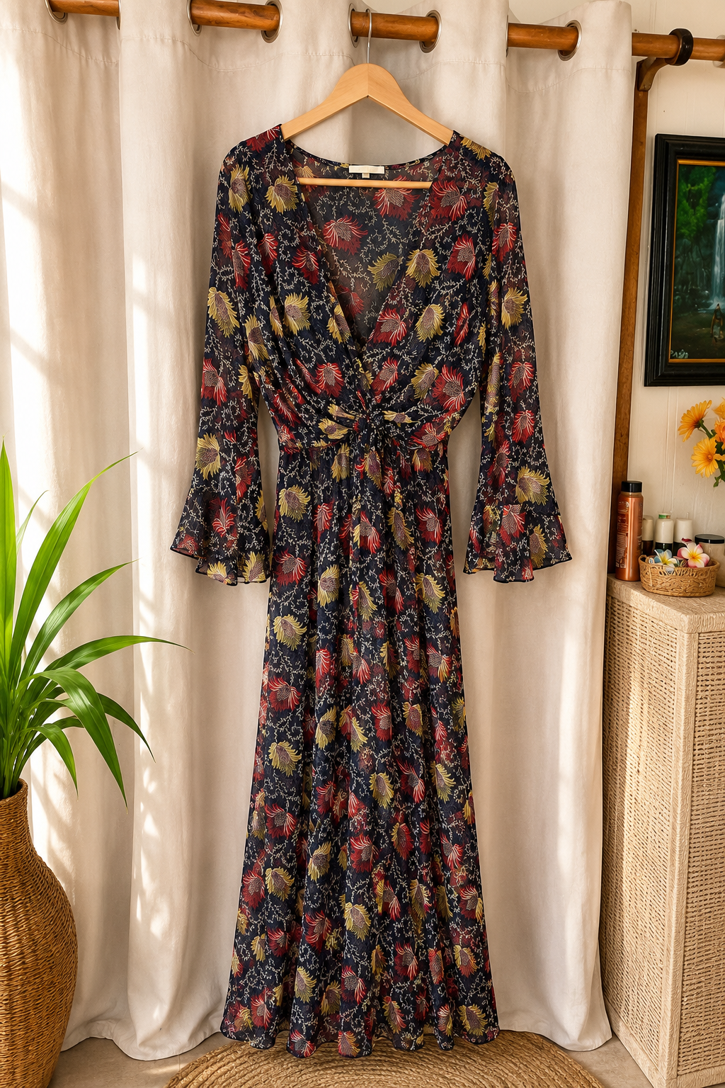 Robe longue fluide photo 1