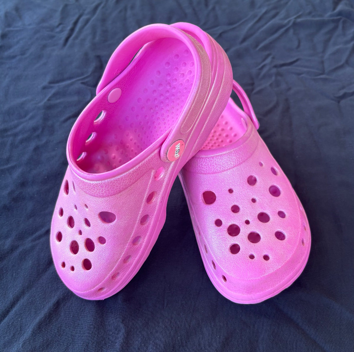 Sabots roses vifs Wozi pour enfants. T33 photo 1