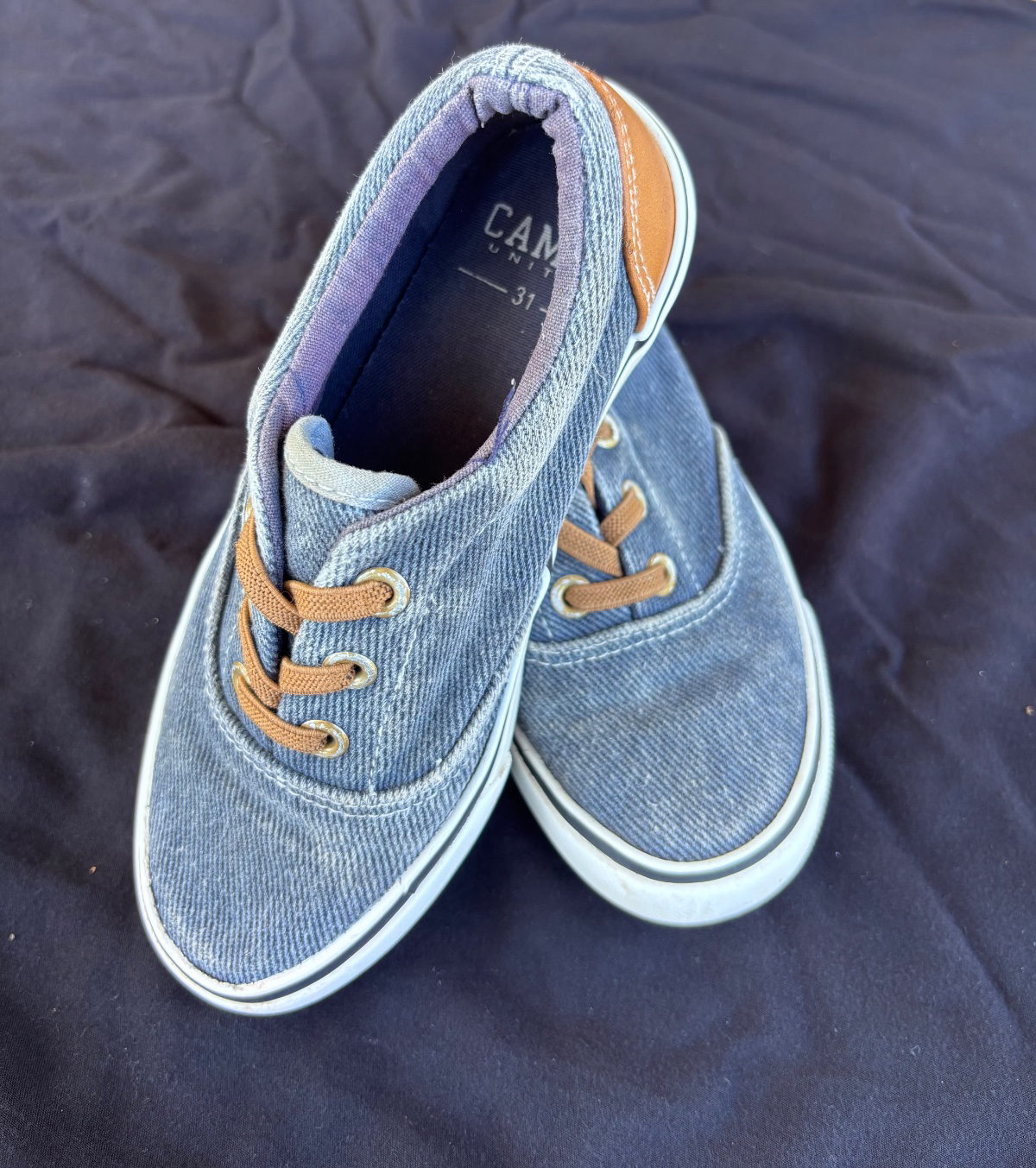 Baskets en toile denim pour enfant photo 1