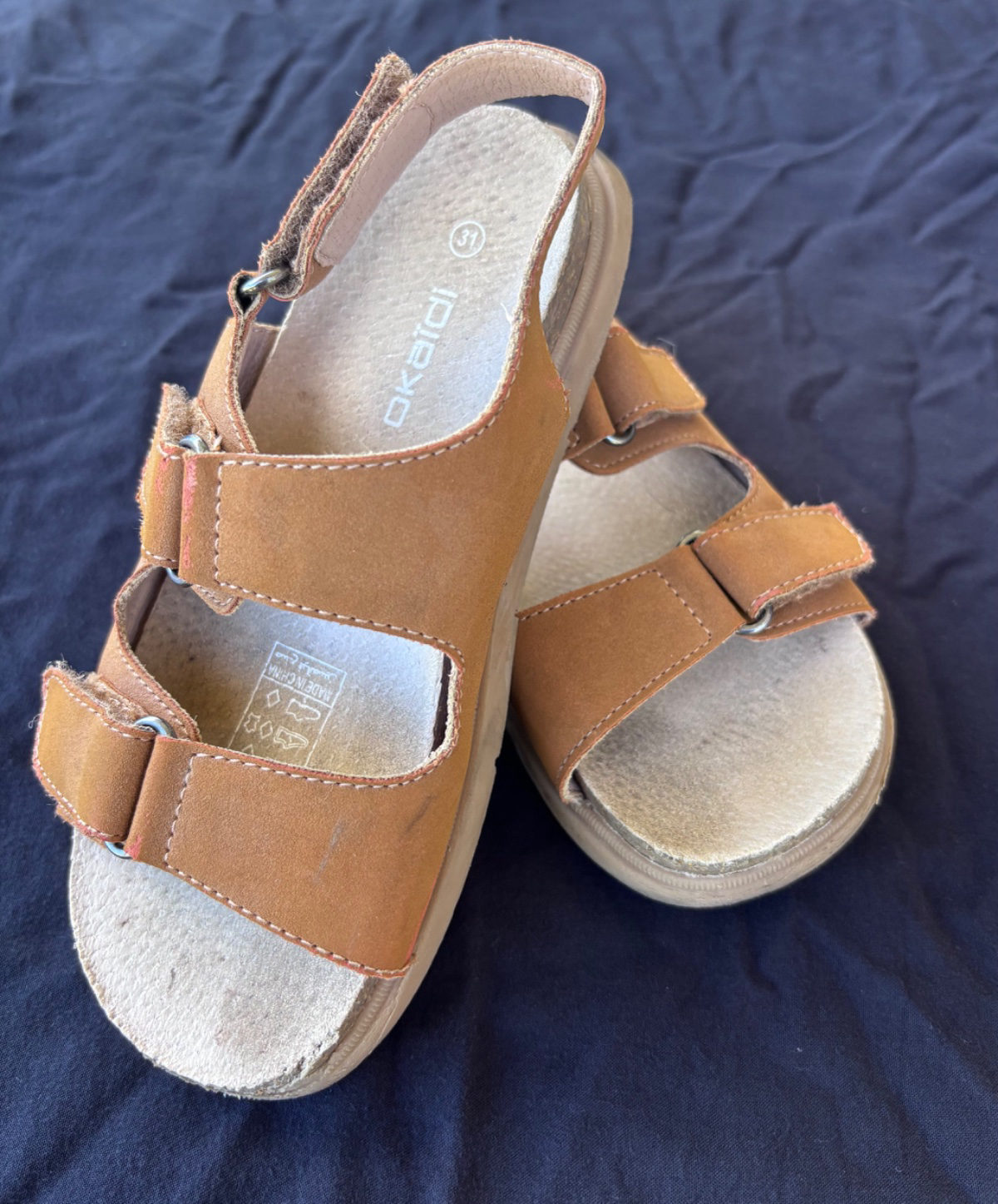 Sandales Okadi marron pour enfant photo 1