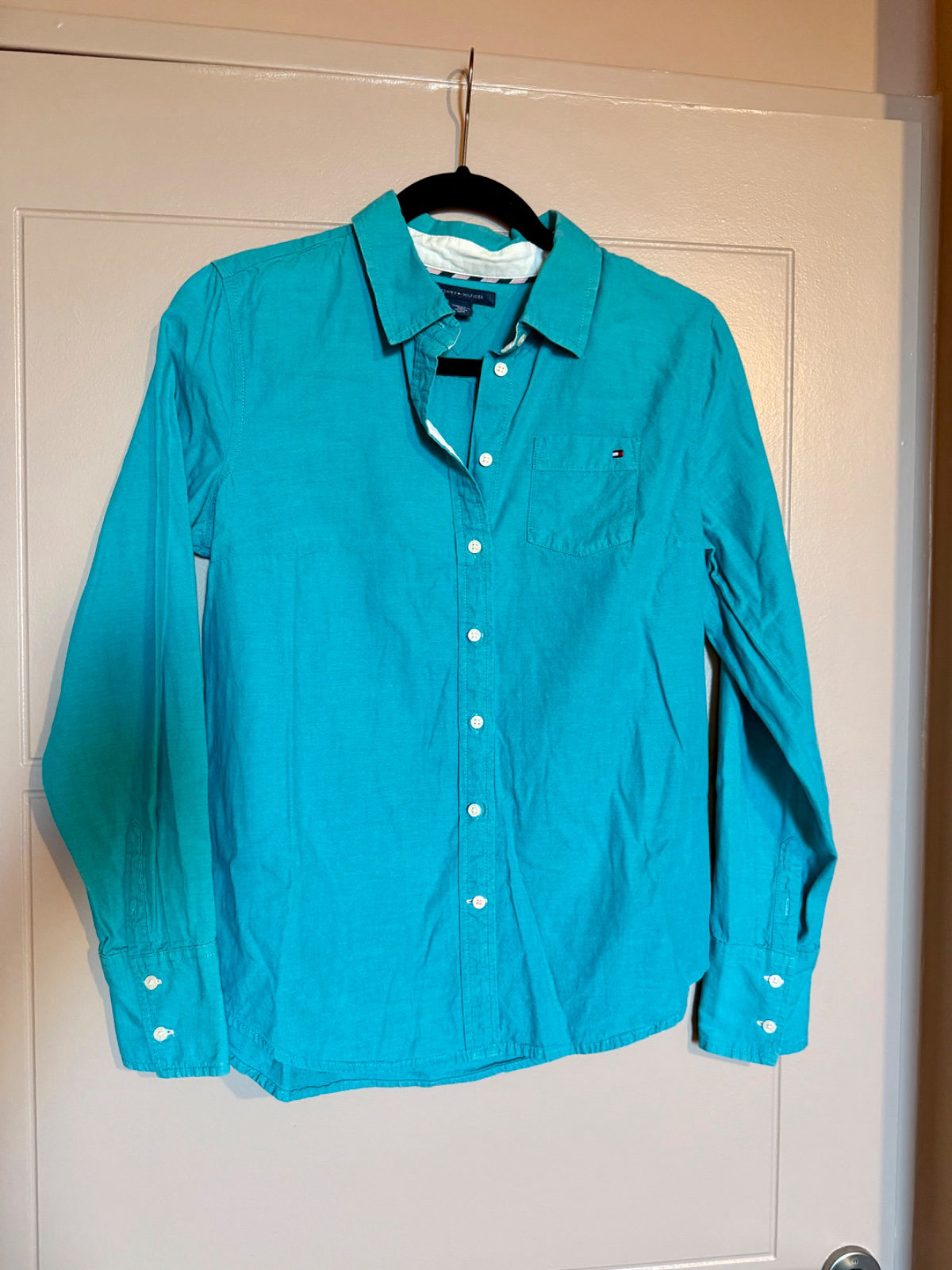 Chemise Tommy Hilfiger turquoise photo 1