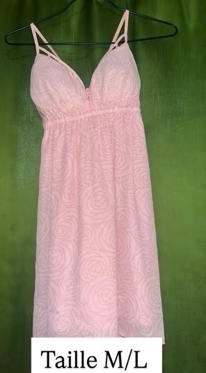 Robe rose de soirée  photo 1