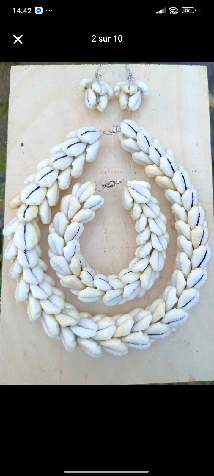Parure de coquillages 🐚 photo 3