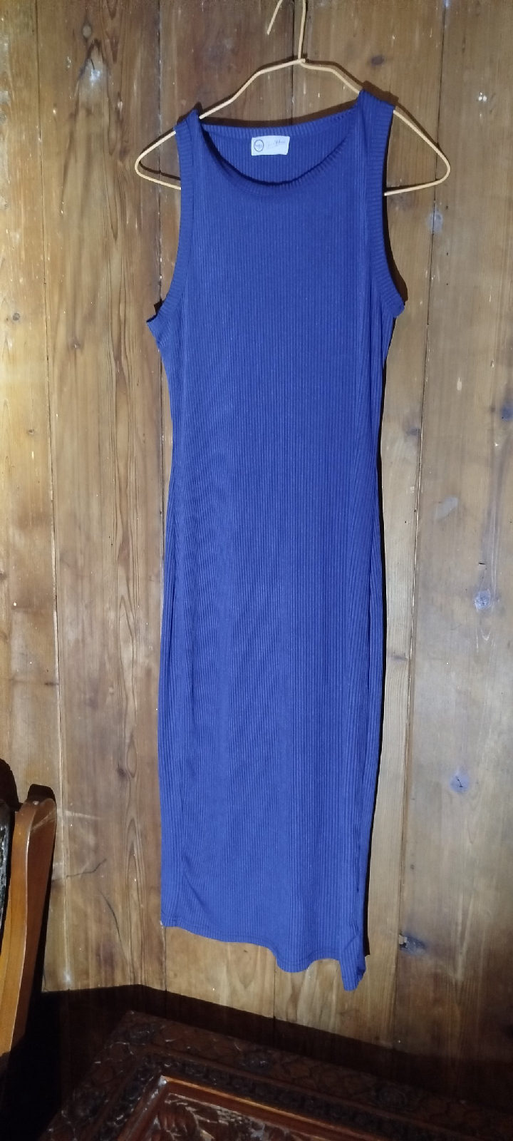 Robe longue bleu marine photo 1
