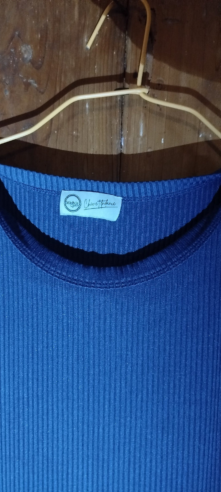 Robe longue bleu marine photo 2