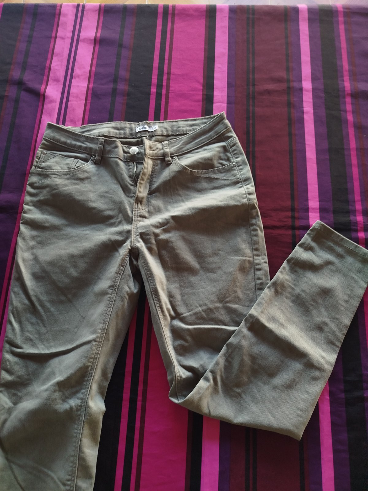 Pantalon kaki slim photo 1
